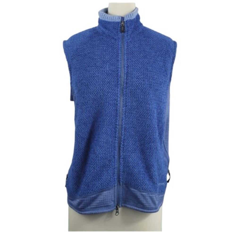 Patagonia Womens R2 Vest Polartec Fleece Full Zip Evening Sky Blue Medium